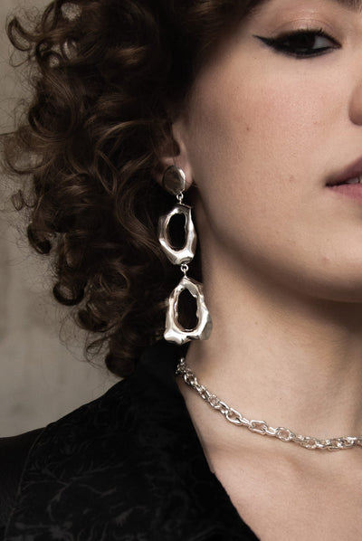 Speculo Silver Earrings